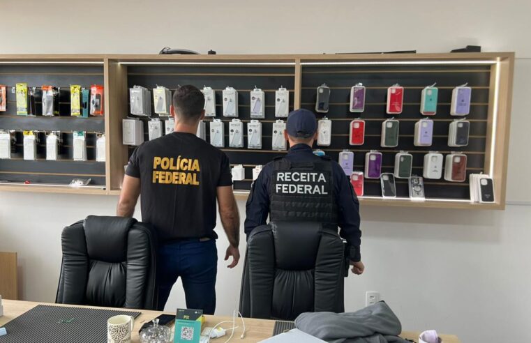 PF deflagra operação contra comércio irregular de smartphones