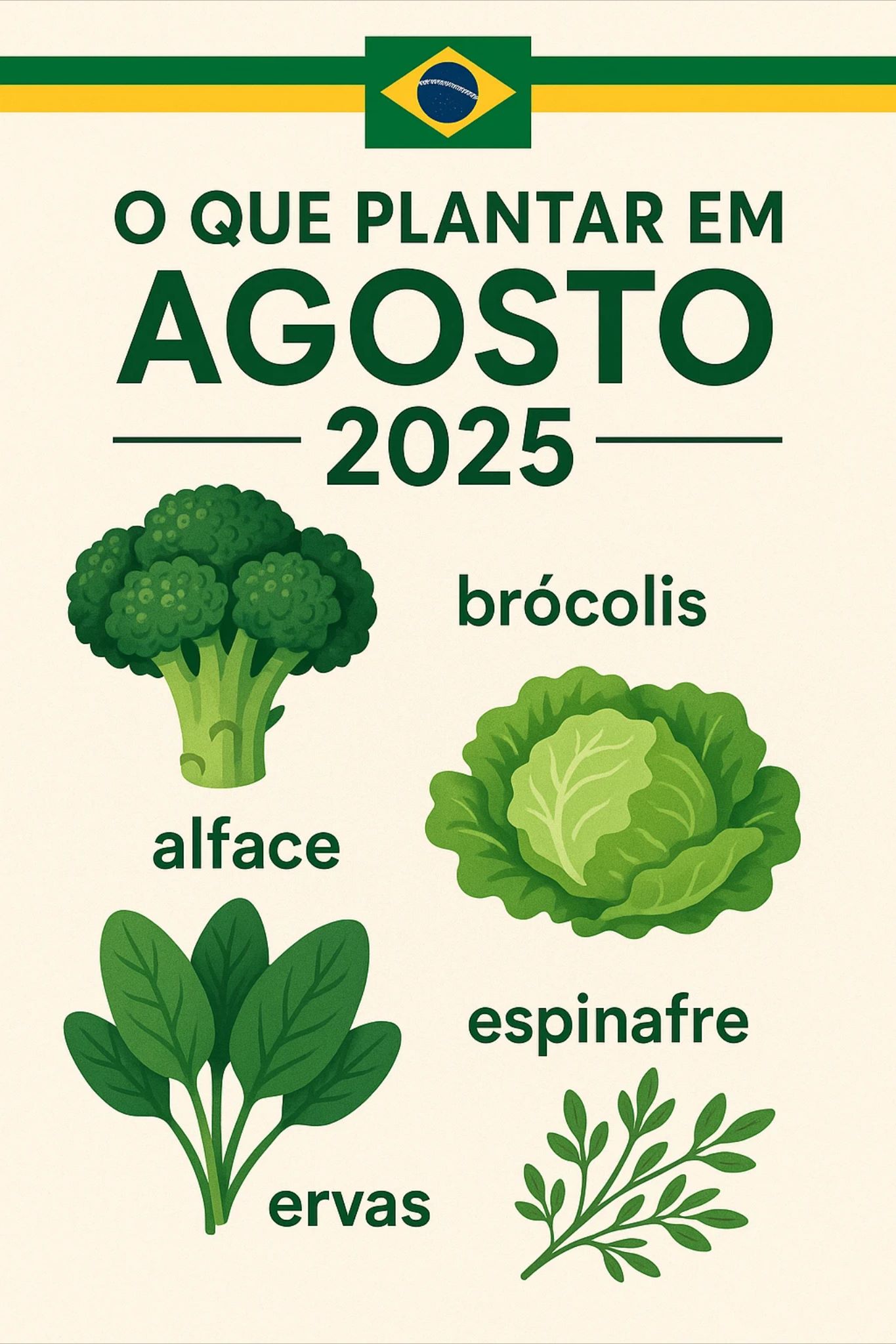 O que Plantar em Agosto 2025? 🌿 Guia Completo para Horta
