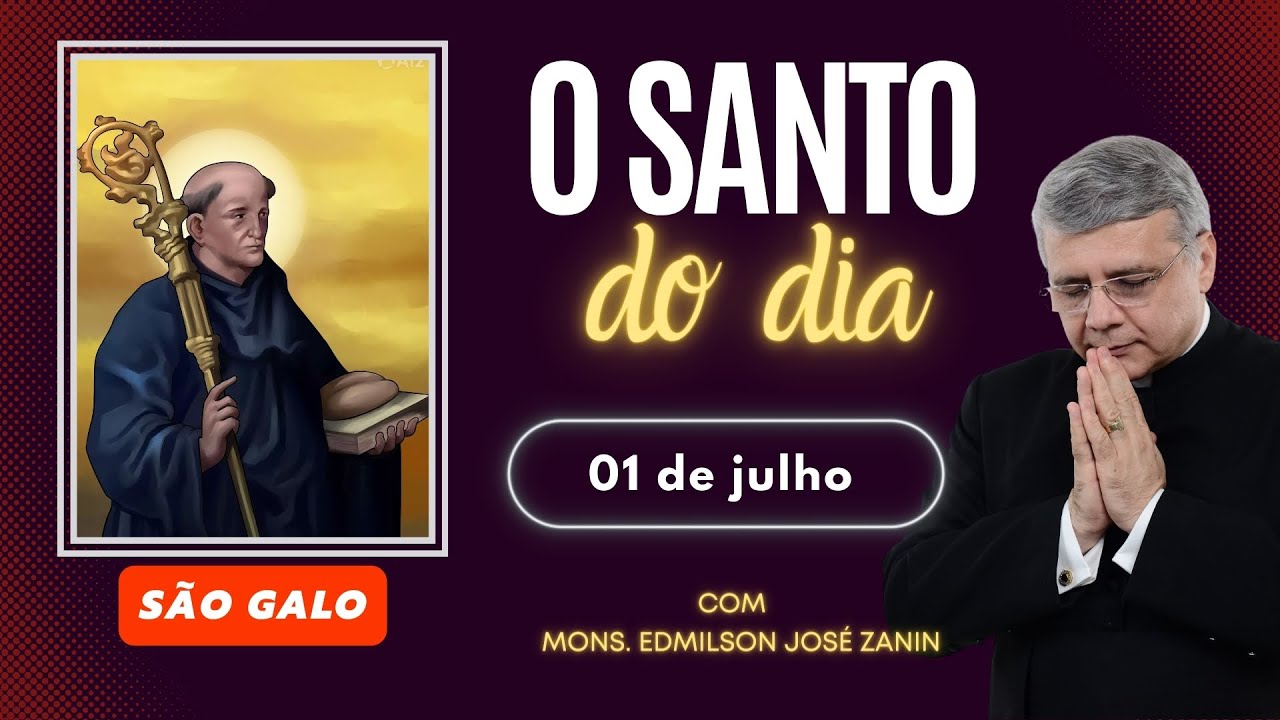 Santo do Dia 01 de Julho: São Galo, bispo e milagreiro