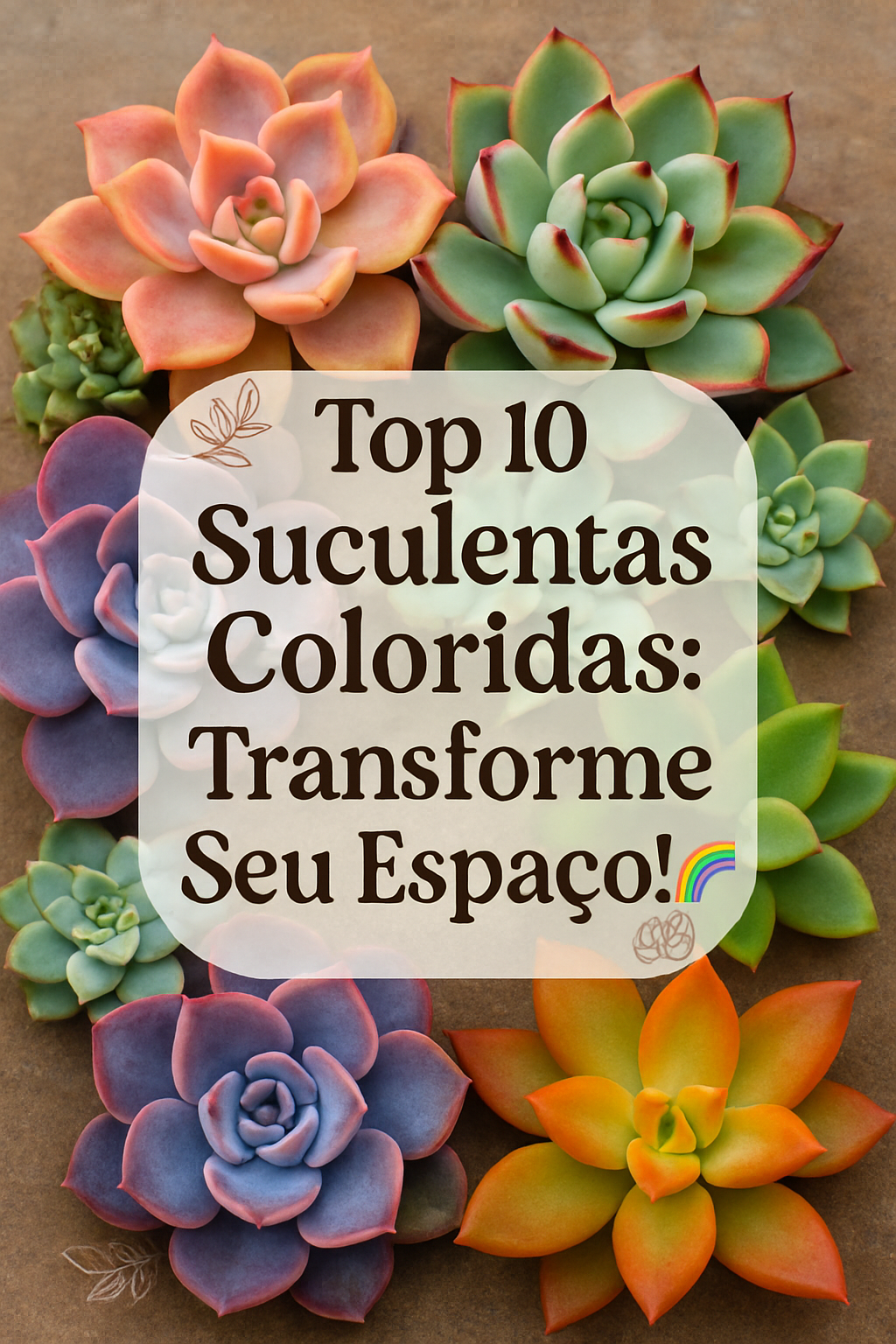 Top 10 Suculentas Coloridas: Transforme Seu Espaço!🌈