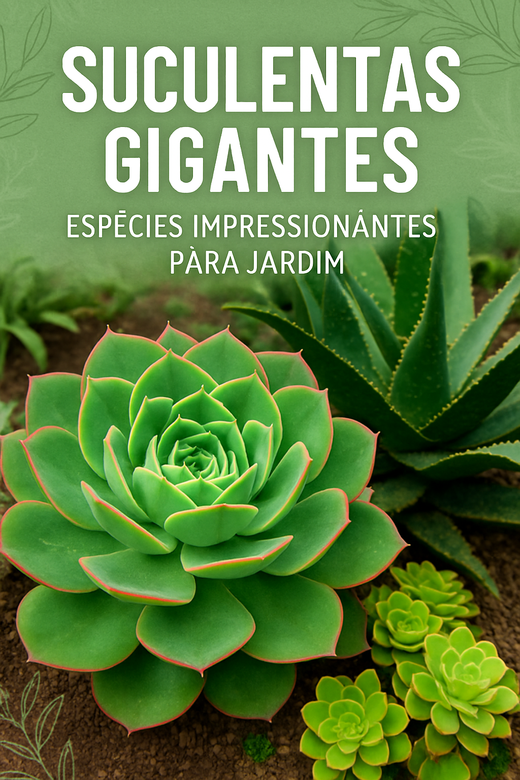 Suculentas Gigantes: Espécies Impressionantes para Jardim