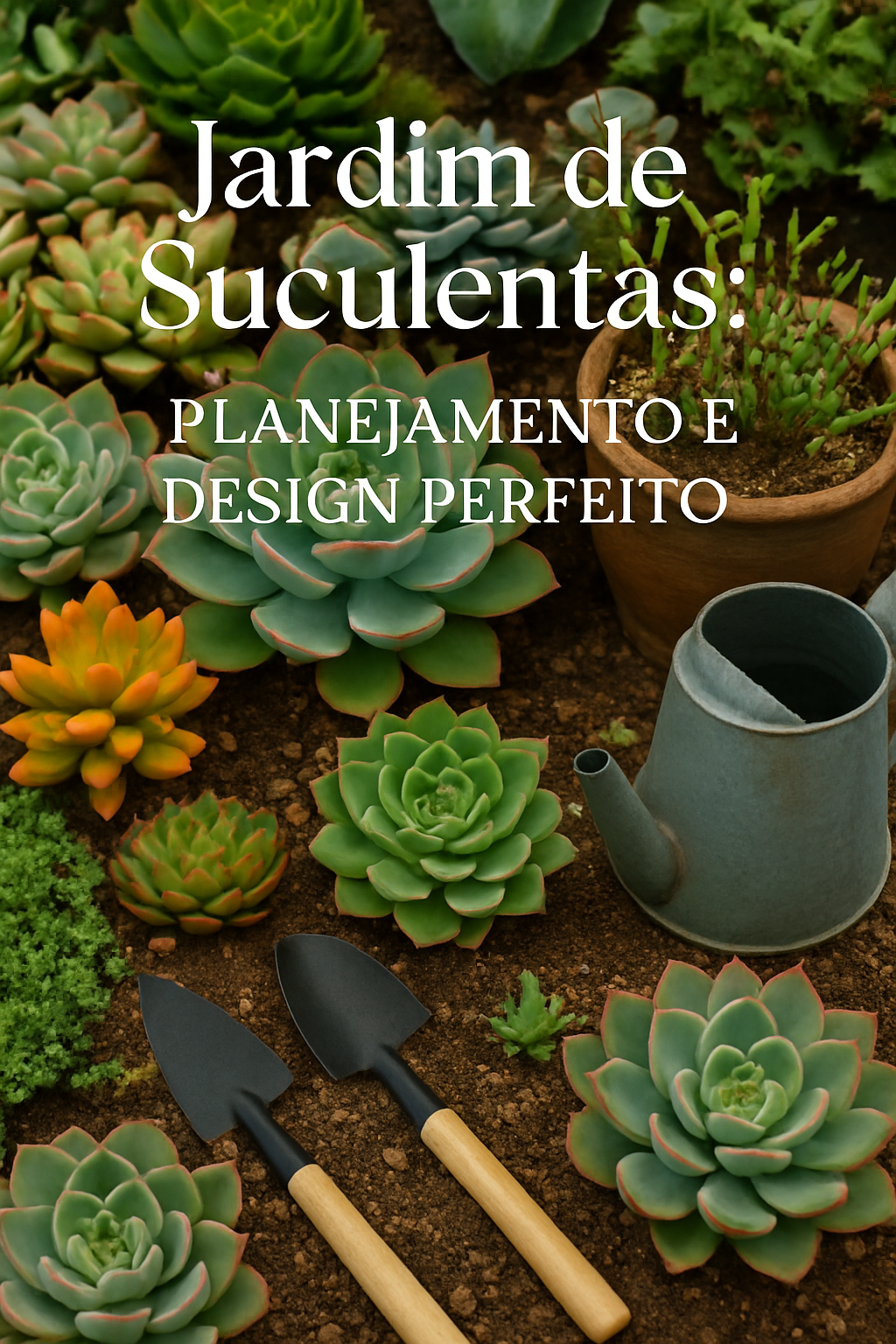 Jardim de Suculentas: Planejamento e Design Perfeito