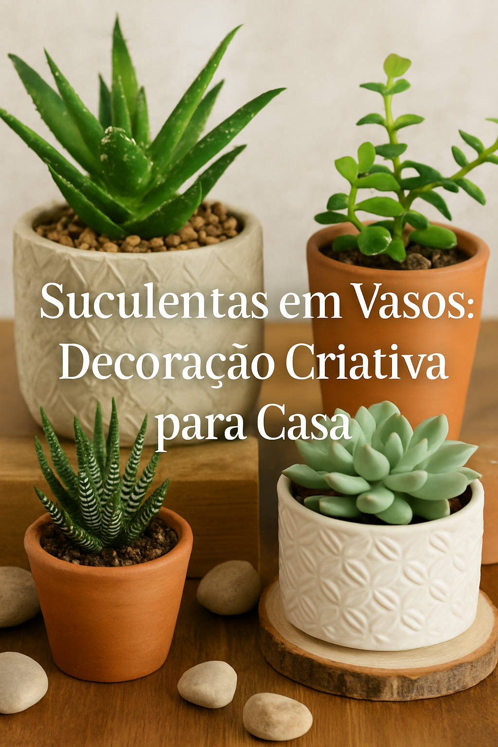 Suculentas em Vasos: Decoração Criativa para Casa