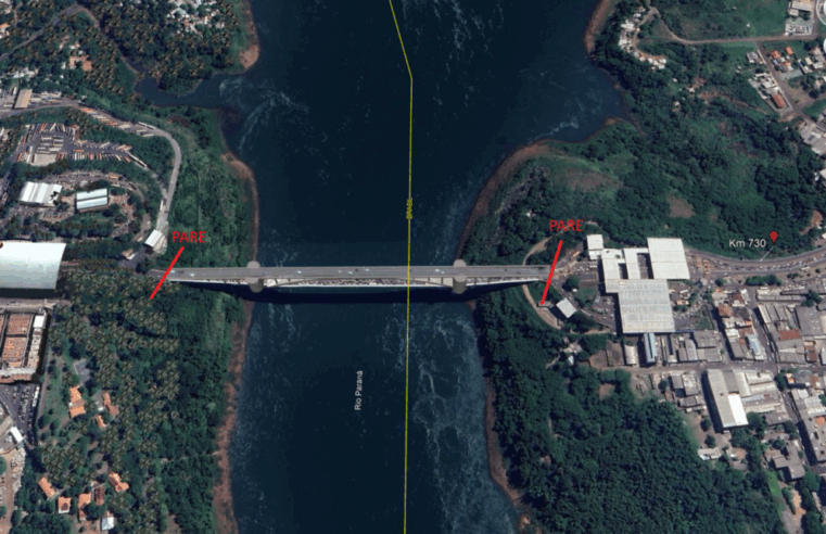 Ponte da Amizade terá manutenção e sinalização na próxima terça-feira