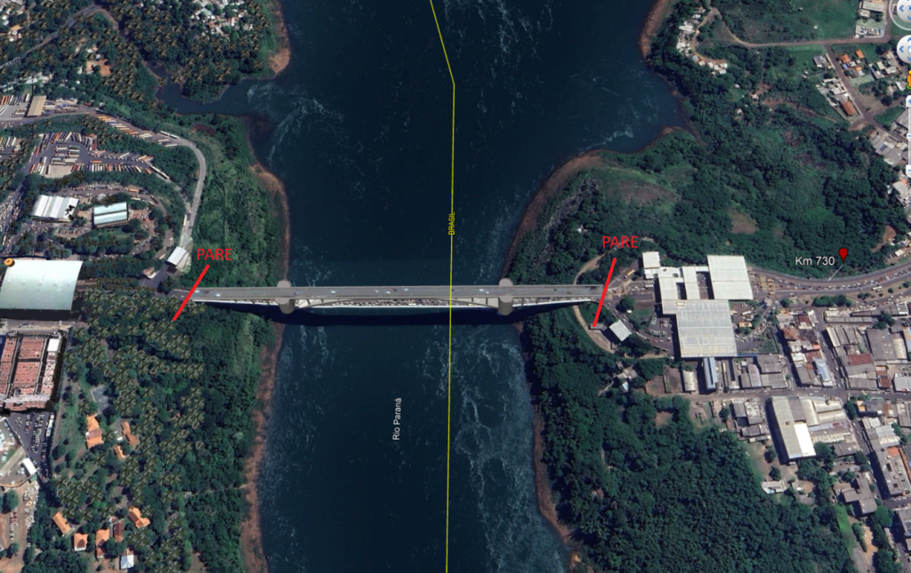 Ponte da Amizade terá manutenção e sinalização na próxima terça-feira