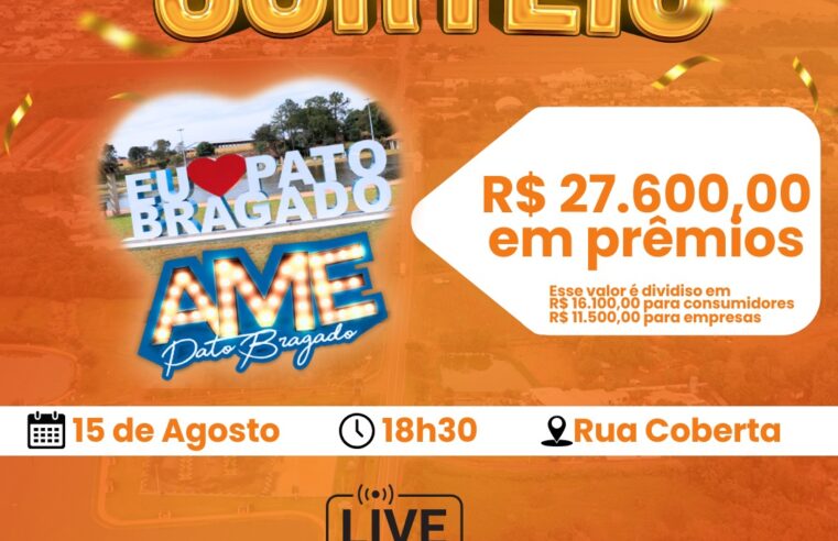 Pato Bragado realiza 2º sorteio da campanha AME PATO BRAGADO 2025
