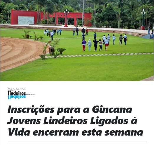 Últimos dias para inscrições na 7ª Gincana Jovens Lindeiros Ligados à Vida
