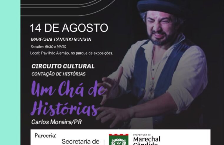 Alunos de Marechal Cândido Rondon participam do espetáculo “Um Chá de Histórias”