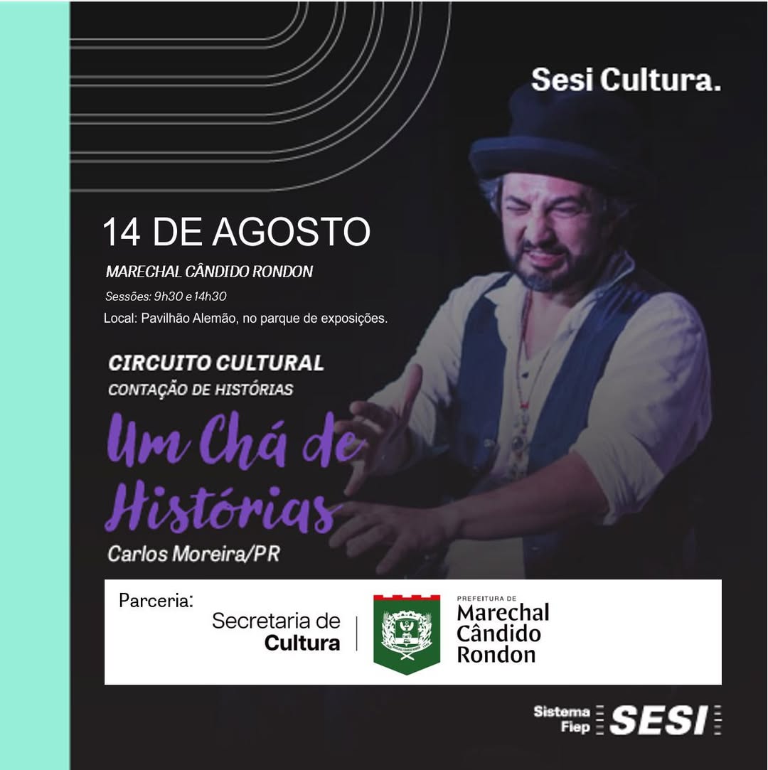 Alunos de Marechal Cândido Rondon participam do espetáculo “Um Chá de Histórias”