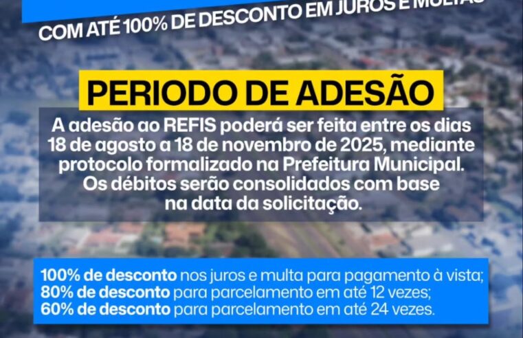 REFIS 2025 Santa Terezinha de Itaipu: Regularize suas dívidas