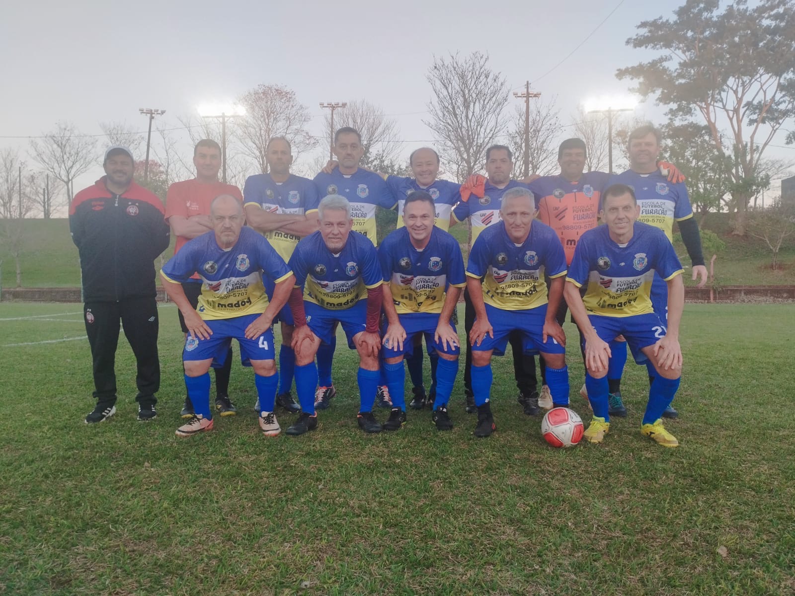 Catatau brilha com hat-trick e Santa Helena fica a uma vitória da fase final do Bom de Bola 50+