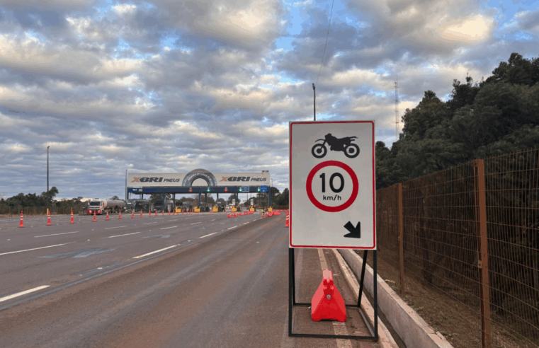 Motos e triciclos estão isentos de pedágio nas rodovias da EPR Iguaçu no Paraná
