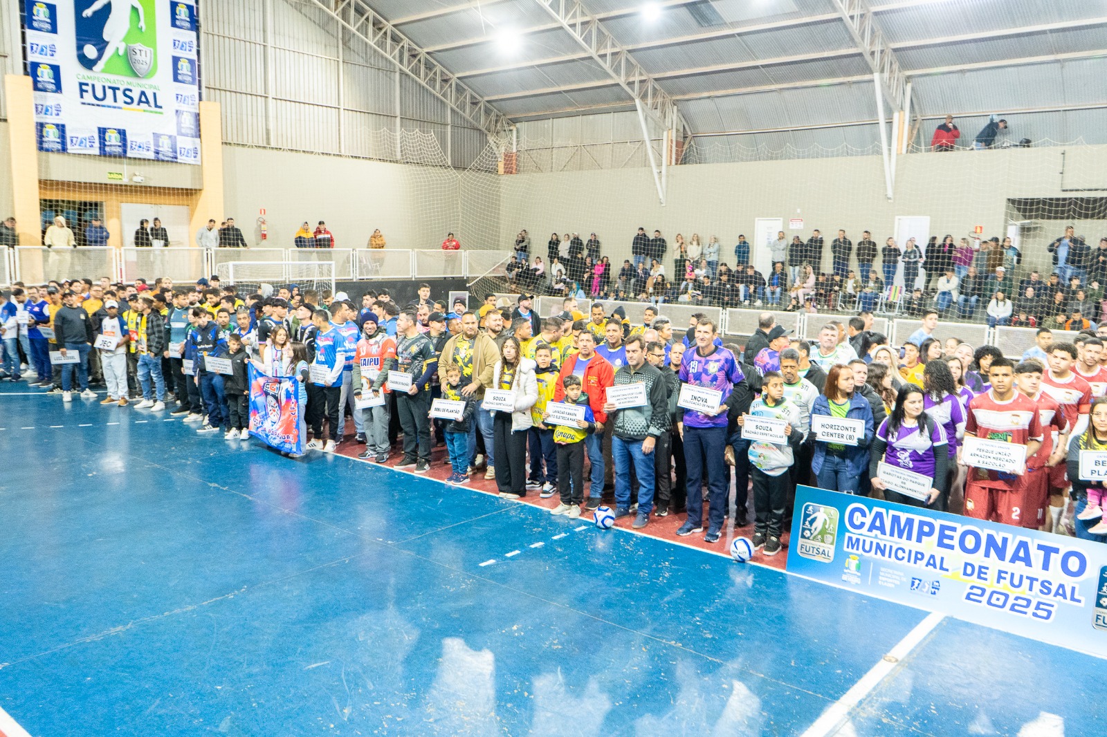Campeonato Municipal de Futsal 2025 começa com festa em Santa Terezinha