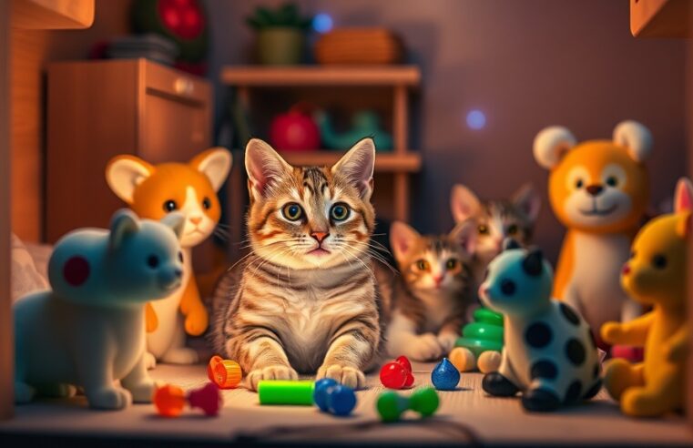 Gatos Felizes: Brinquedos Essenciais para o Entretenimento Indoor