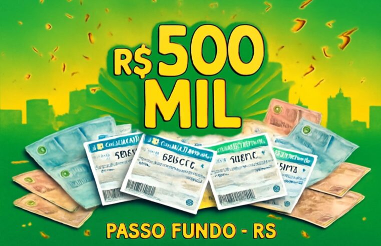 Morador de Passo Fundo leva prêmio de R$ 500 mil na Loteria Federal 5990