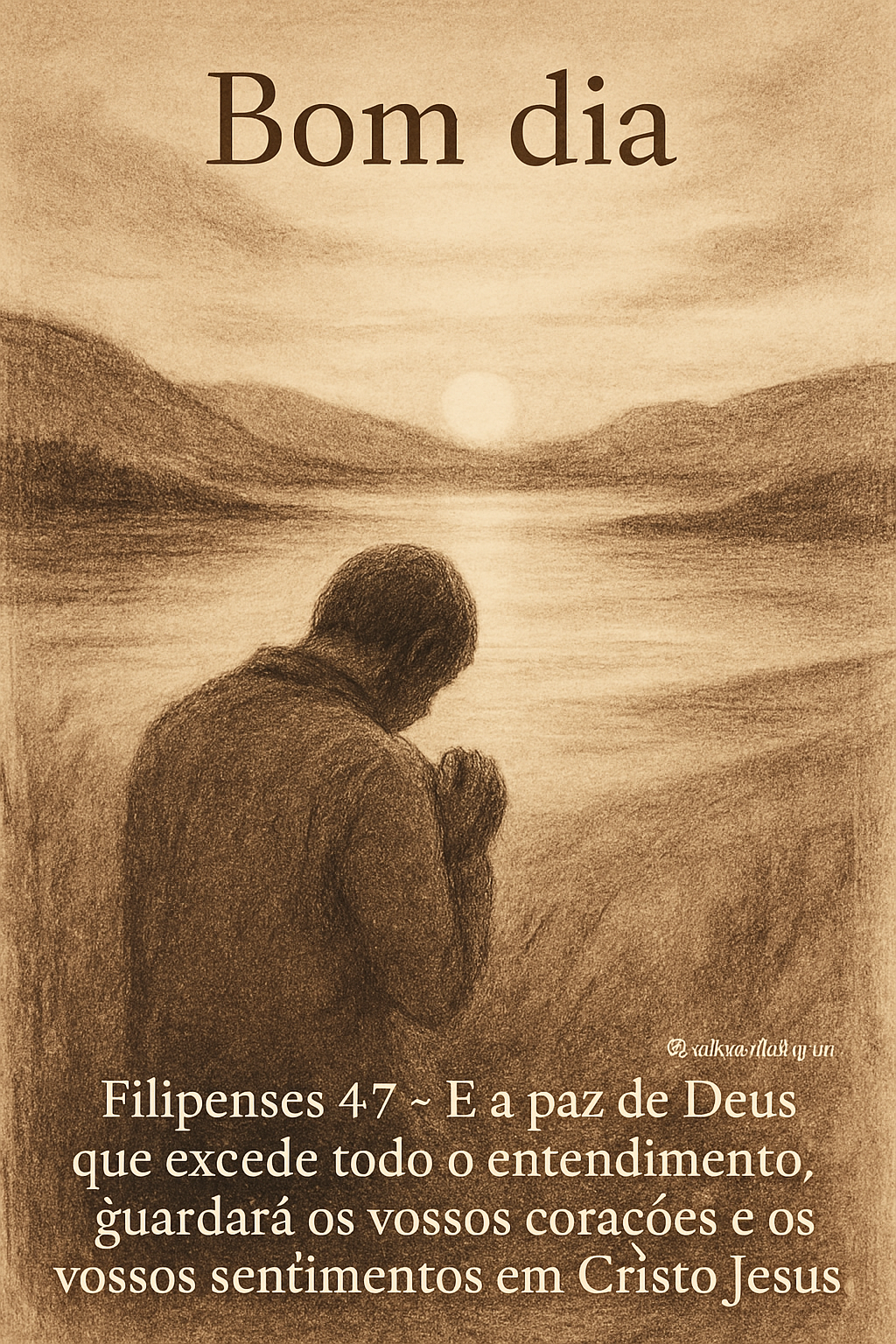 Bom dia – Filipenses 4:7