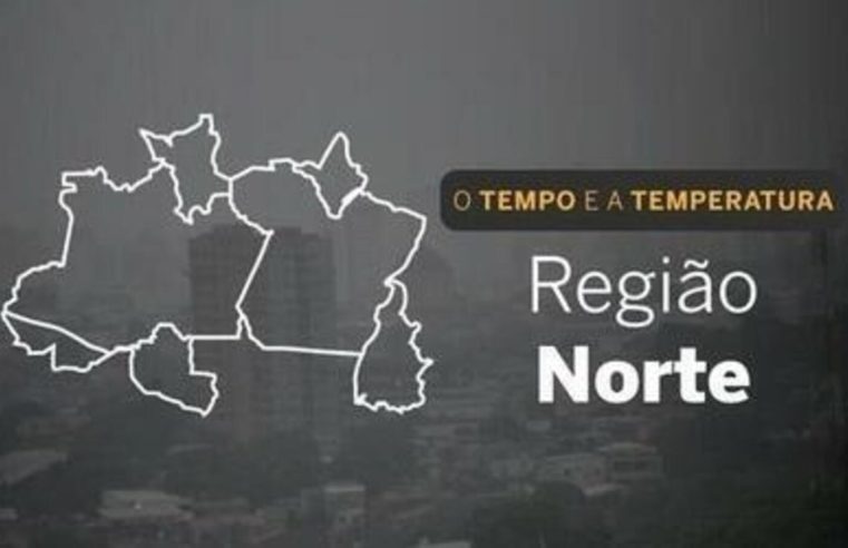 Previsão do tempo no Norte aponta chuva intensa neste sábado (9)