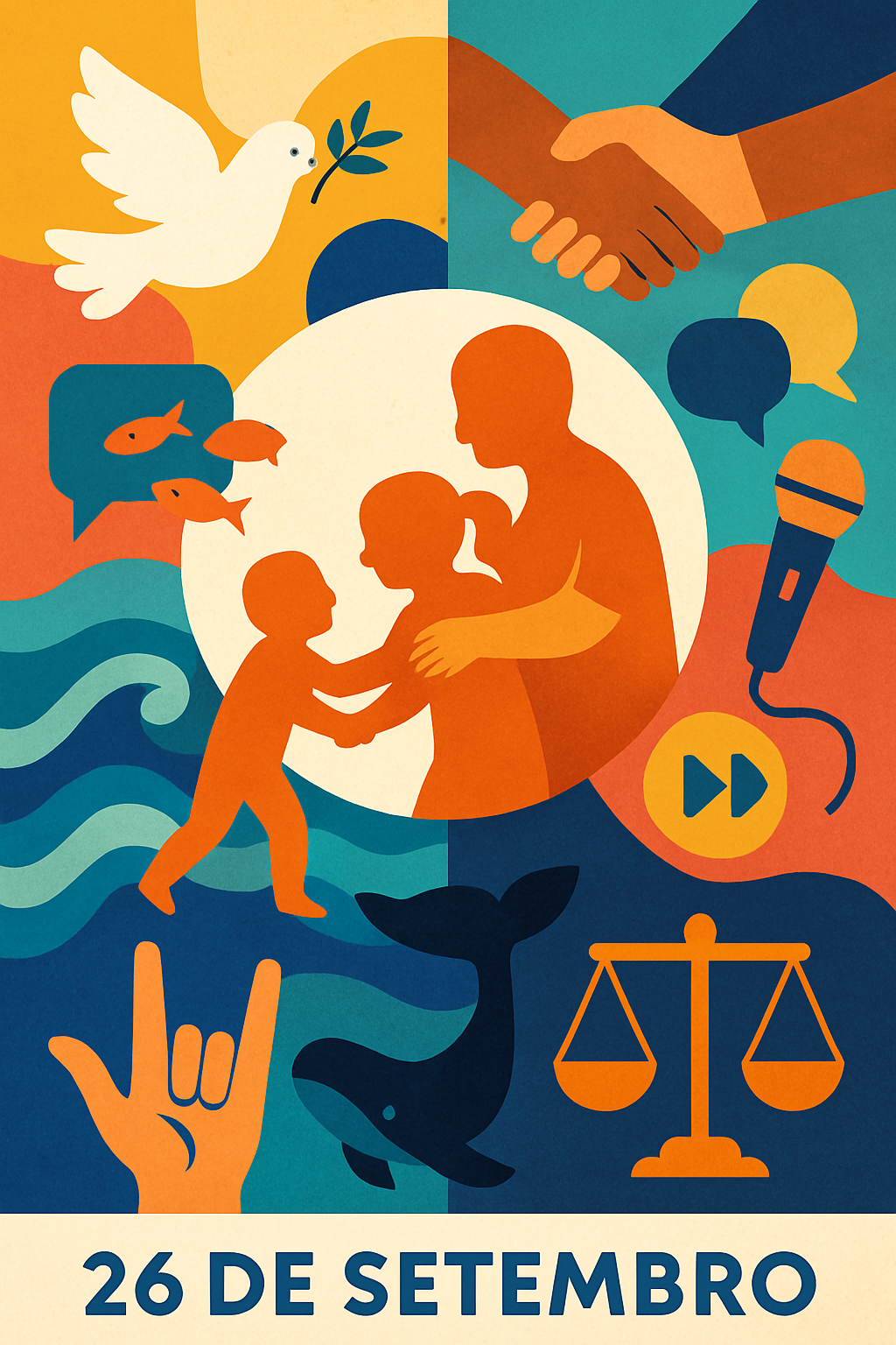 26 de Setembro: Um Mosaico de Significados – De Primos à Paz Global e Mar Sustentável
