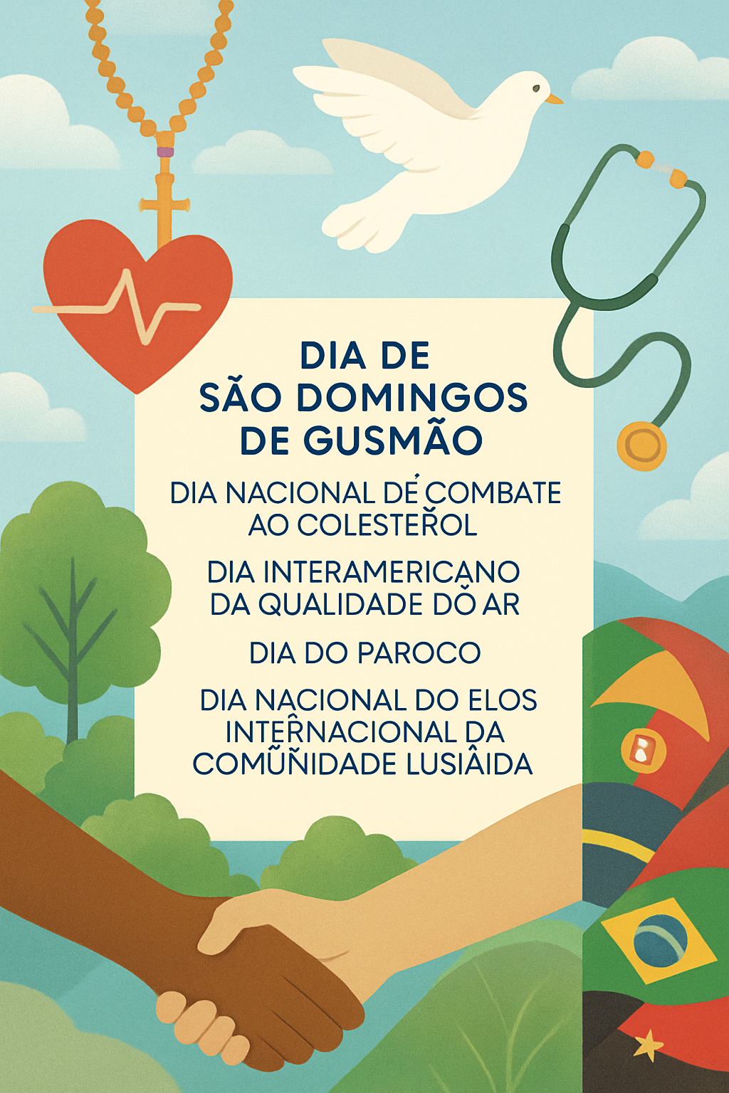 8 de Agosto: Uma Celebração Multifacetada de Fé, Saúde, Meio Ambiente e Cultura Lusófona