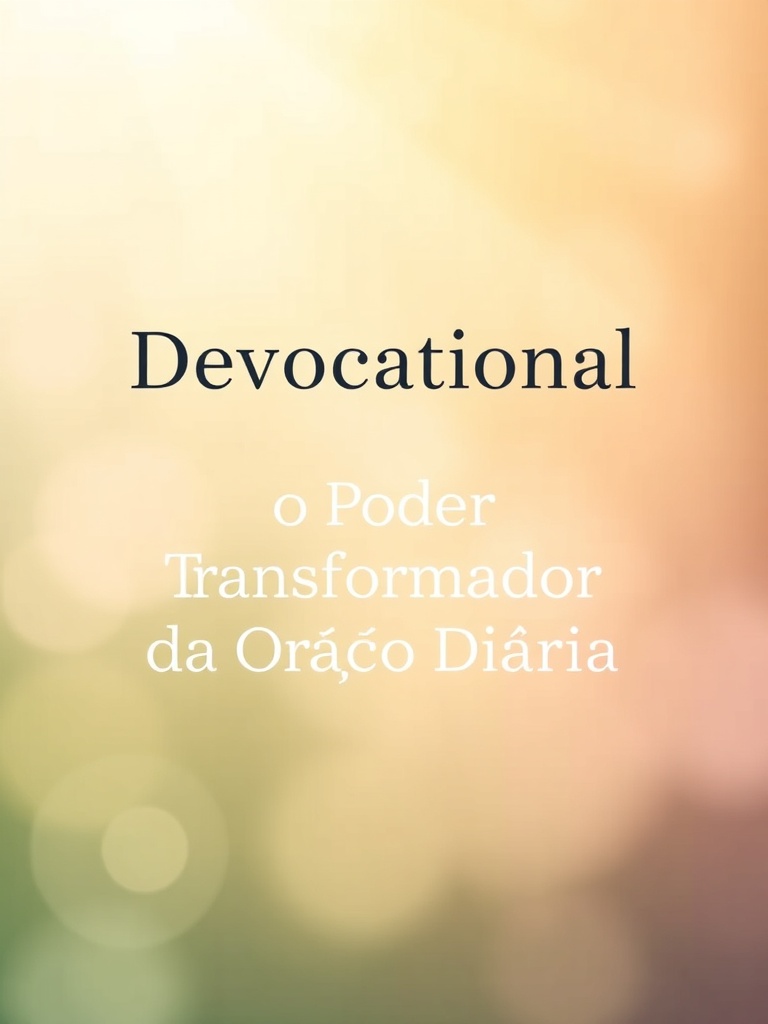 Devocional: O Poder Transformador da Oração Diária