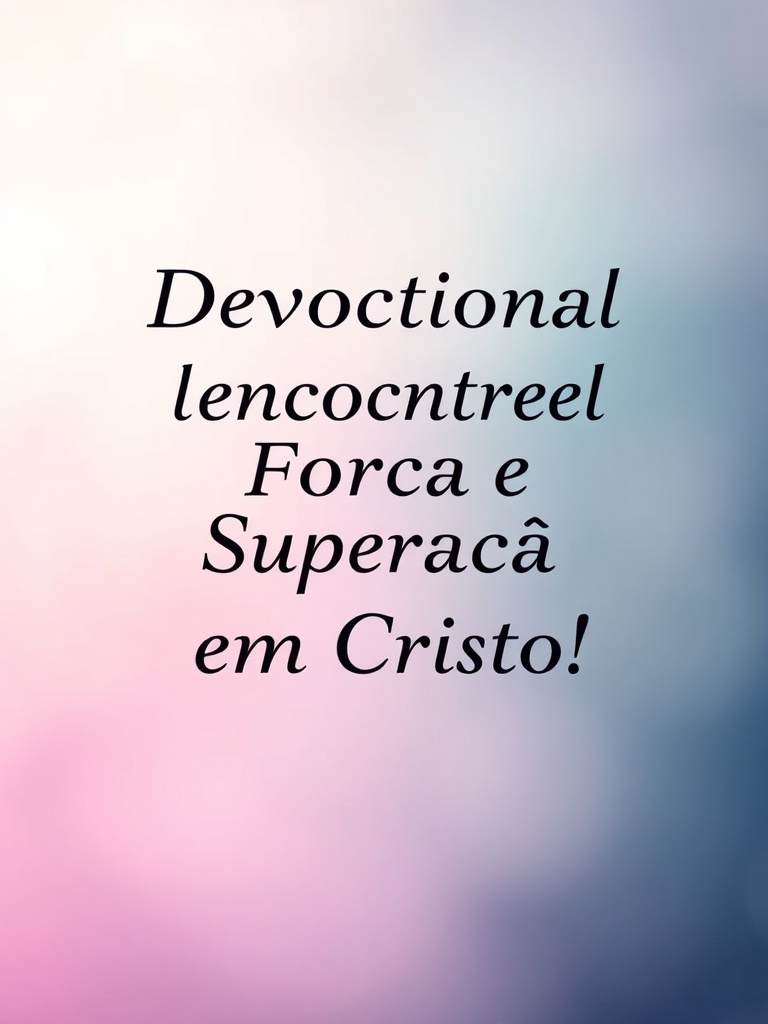 Devocional: Encontre Força e Superação em Cristo!