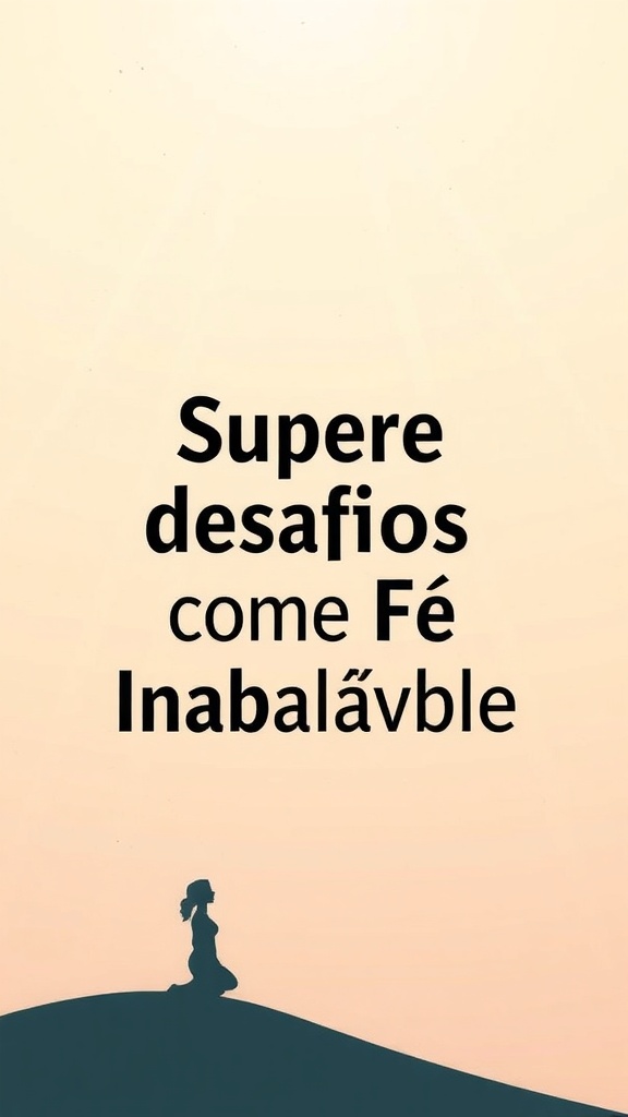 Devocional: Supere Desafios com Fé Inabalável