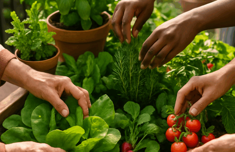 Hortas em Casa: Cultive Alimentos Frescos Agora!