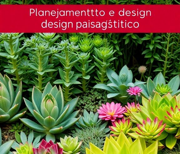 Jardim de Suculentas: Planejamento e Design Paisagístico – Guia Completo