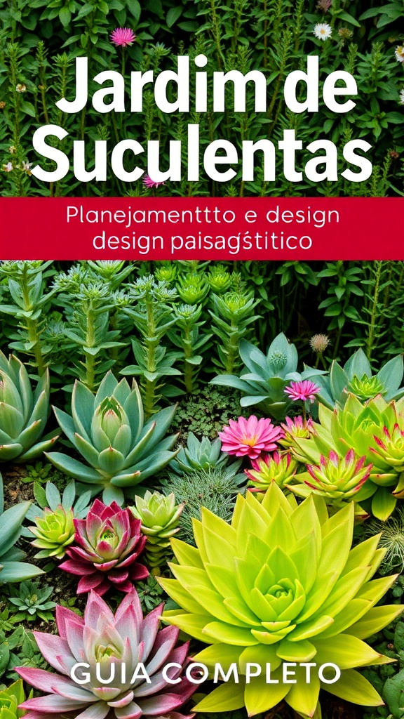 Jardim de Suculentas: Planejamento e Design Paisagístico – Guia Completo