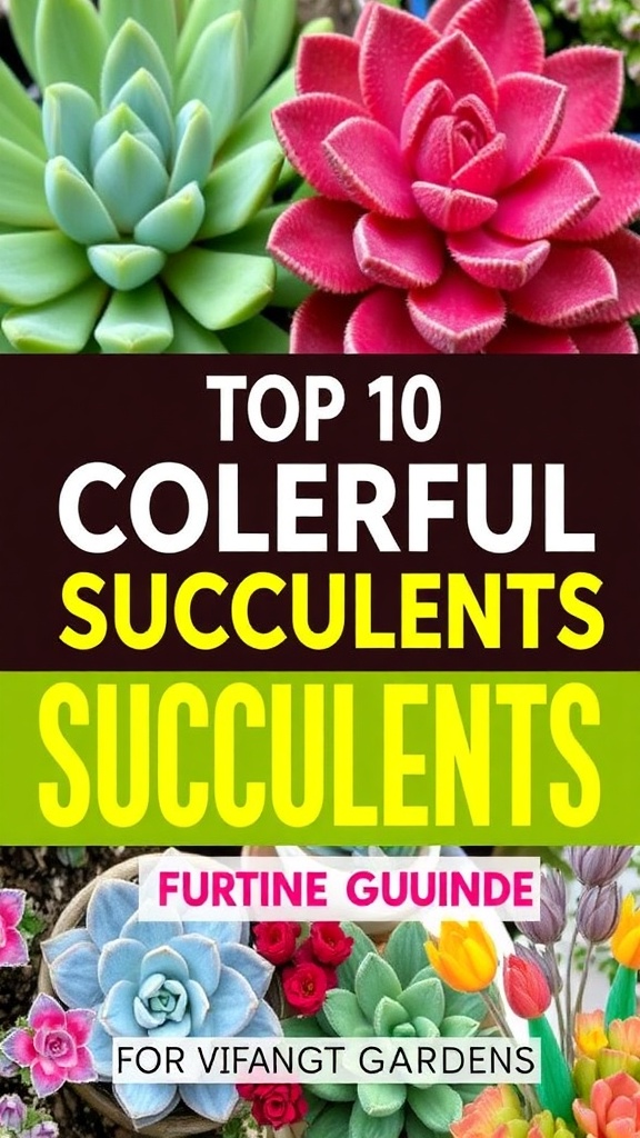 Top 10 Suculentas Coloridas: Guia Definitivo para Jardins Vibrantes