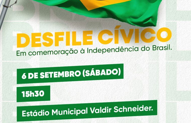 Desfile Cívico em Marechal Rondon celebra Independência neste sábado