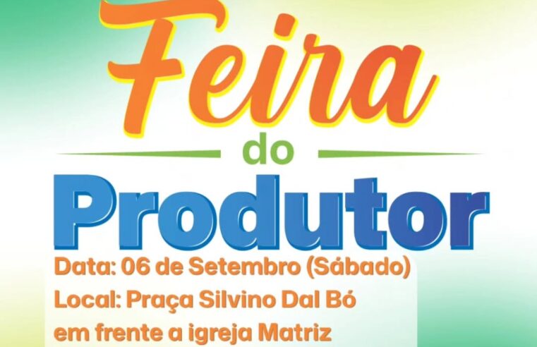 Feira do Produtor em Santa Terezinha de Itaipu neste sábado