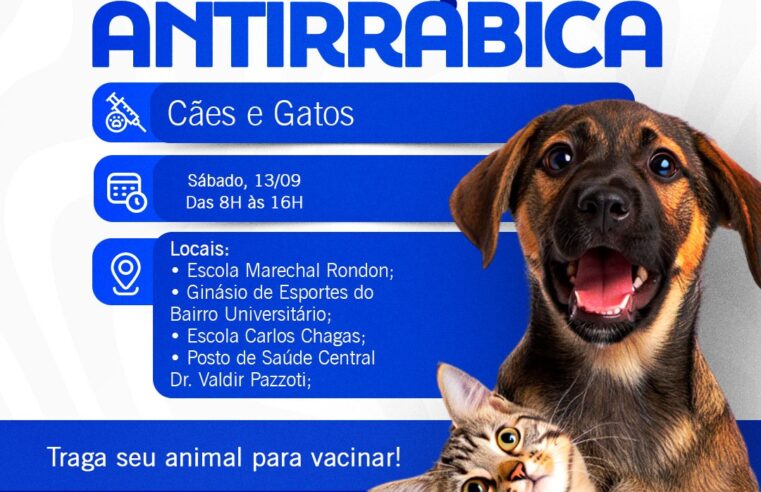 Campanha de Vacinação Antirrábica em Mundo Novo