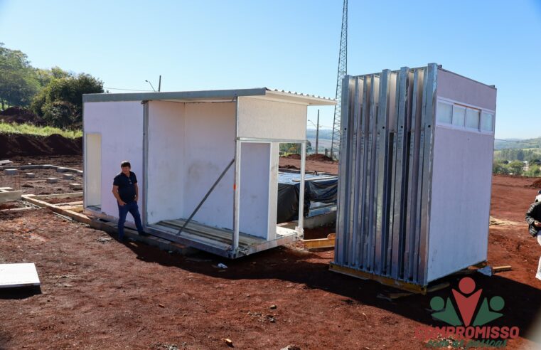 CMEI Primeiros Passos: construção modular avança no Portão Ocoí