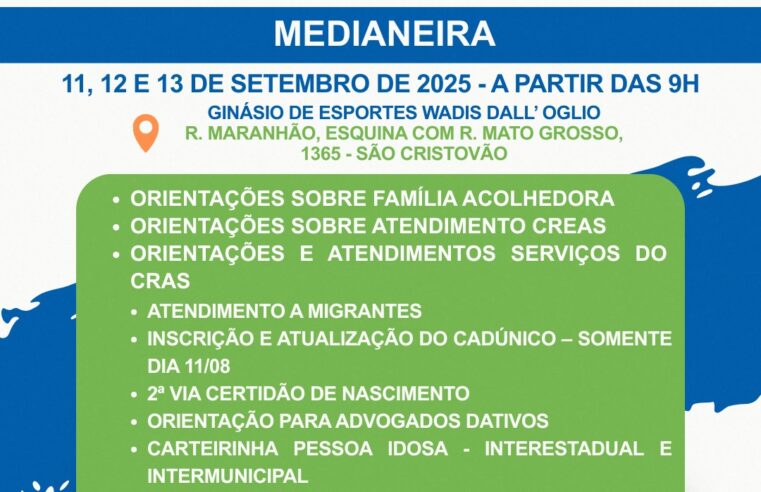 Paraná em Ação chega a Medianeira com serviços gratuitos