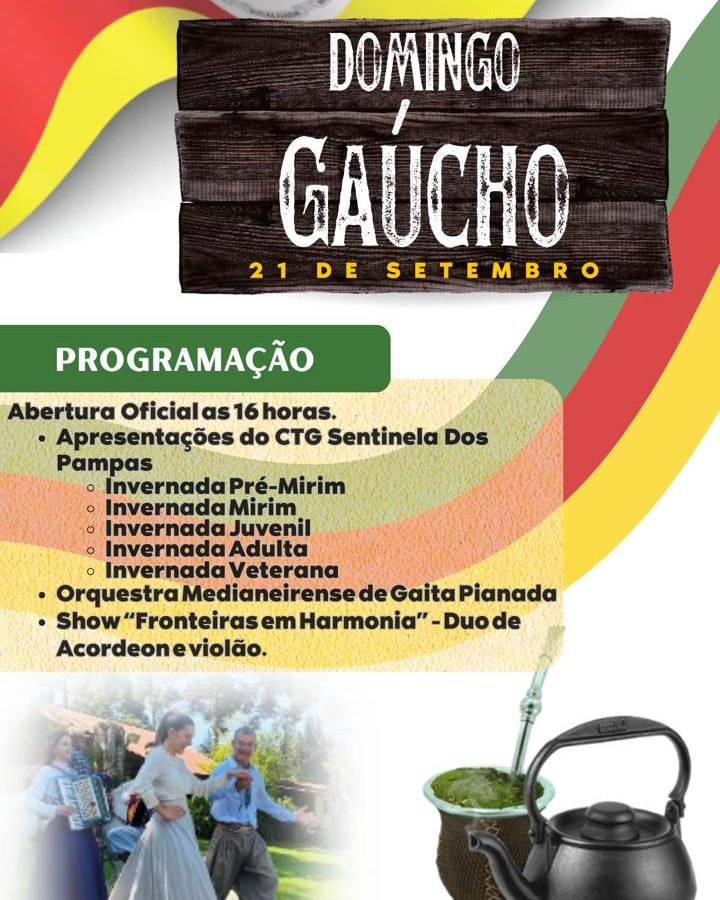 Domingo Gaúcho em Medianeira celebra cultura tradicionalista