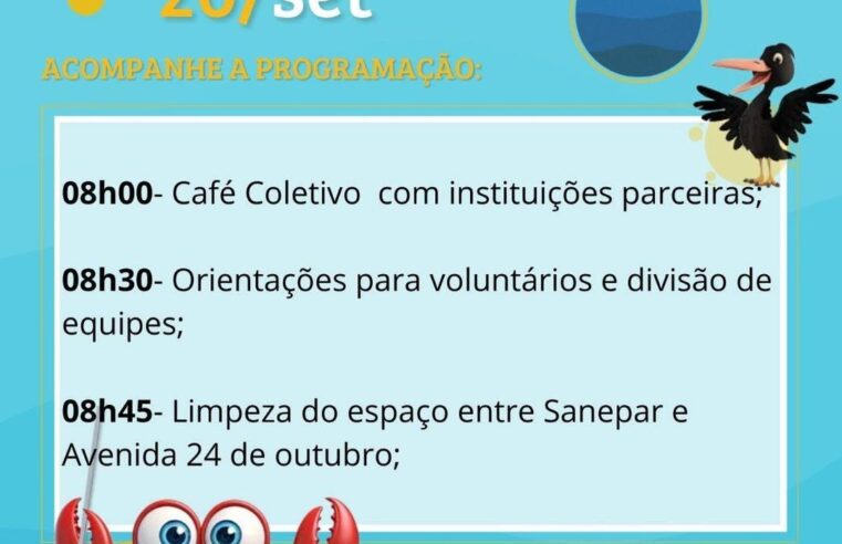 Medianeira promove Dia de Limpeza de Rios e Praias em 20/09