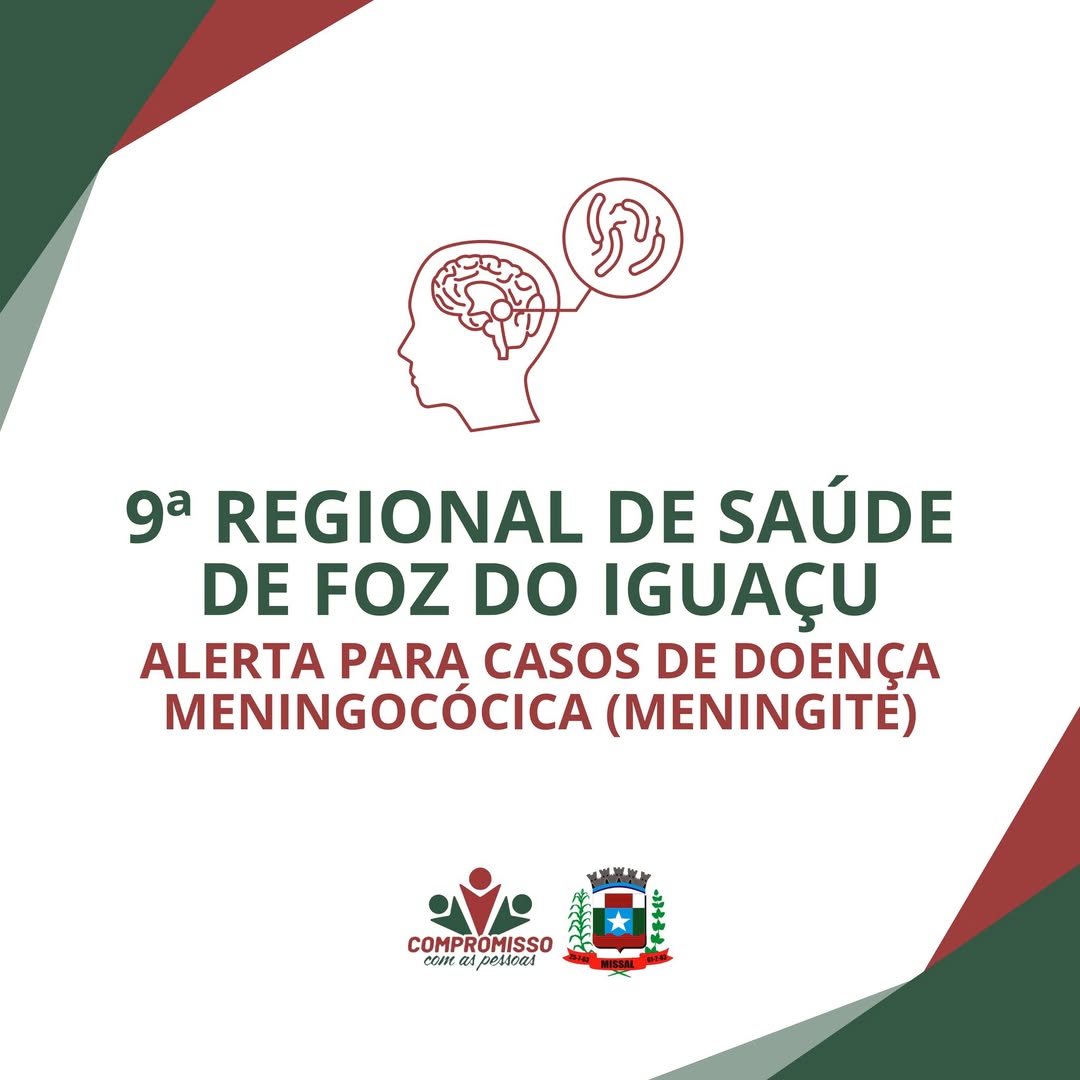 Alerta de Doença Meningocócica na 9ª Regional de Saúde de Foz do Iguaçu
