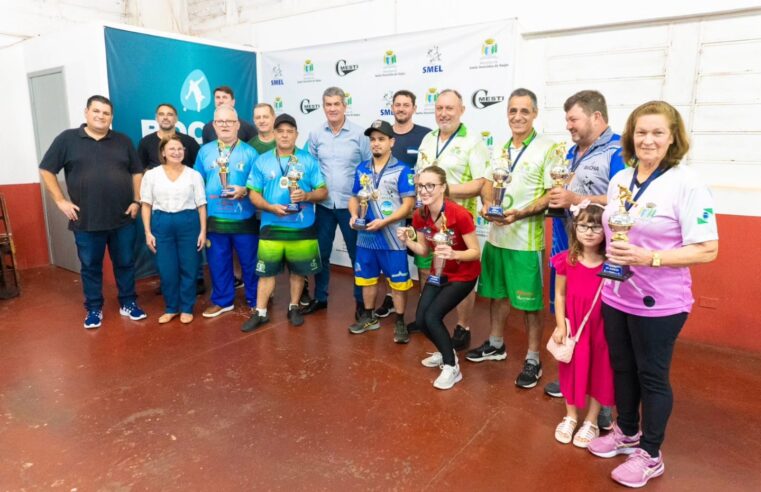 Final do Campeonato Municipal de Bocha em Santa Terezinha de Itaipu