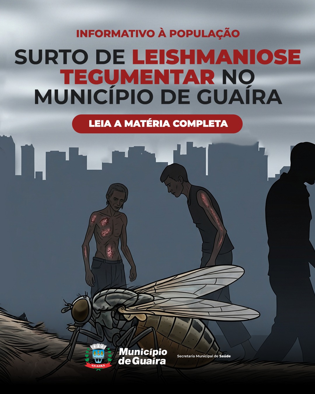 Surto de Leishmaniose Tegumentar é identificado em Guaíra