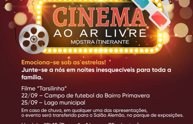 Cinema ao Ar Livre exibe Tarsilinha em Marechal Cândido Rondon