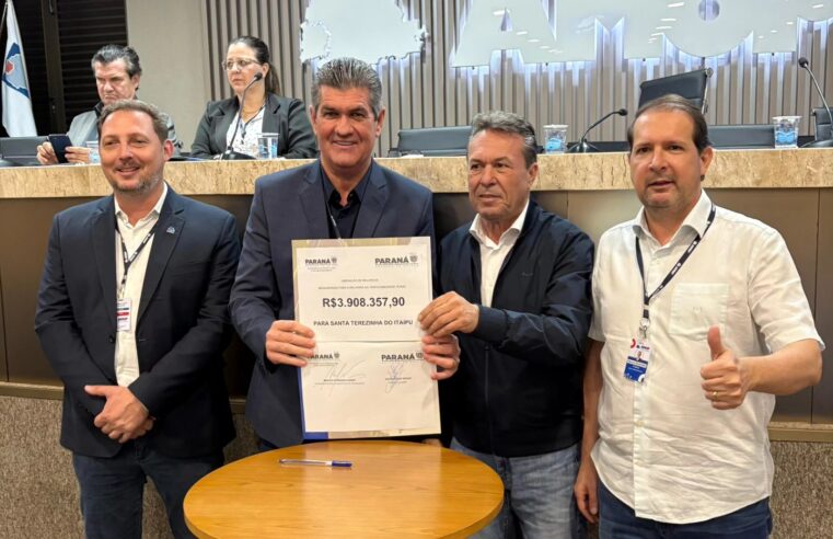 Santa Terezinha de Itaipu recebe R$ 3,9 milhões para estradas rurais