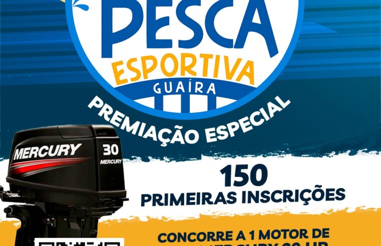 Torneio de Pesca em Guaíra: inscrições abertas com sorteio especial