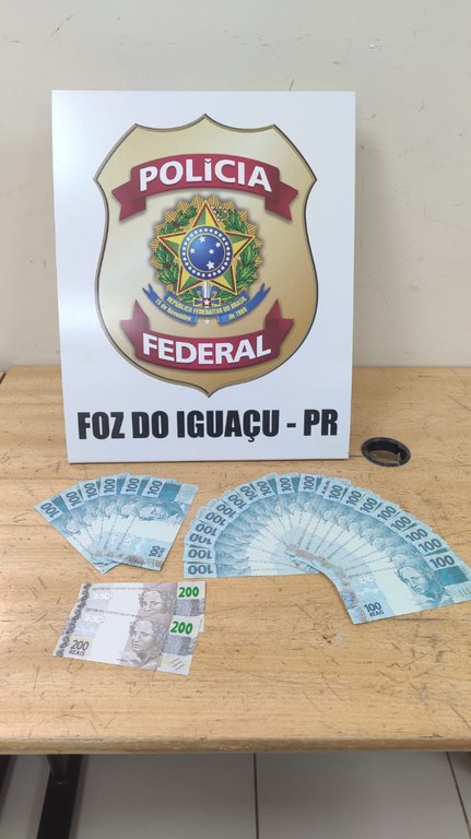 Polícia Federal apreende 28 cédulas falsas em Santa Terezinha de Itaipu