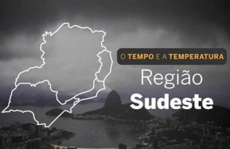 Previsão do tempo Sudeste 22/09: chuvas e trovoadas