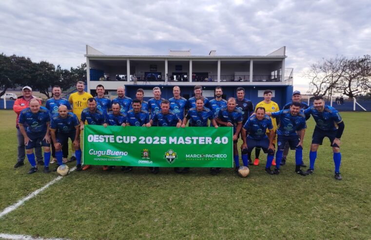 São Clemente goleia e assume liderança do Grupo B na Oeste Cup Master 40