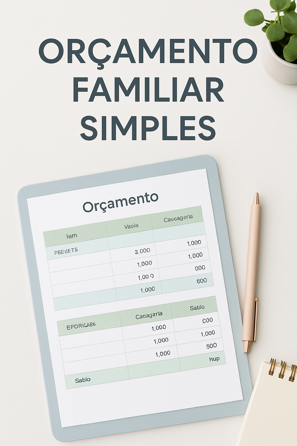 Organizar Orçamento Familiar com Planilha Simples: Guia Completo