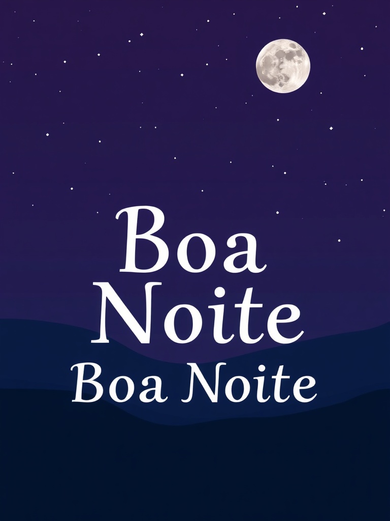 Serenidade Noturna: Um Convite à Reflexão e Gratidão para uma Noite Revigorante
