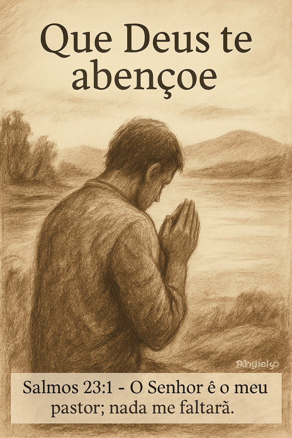 Que Deus te abençoe – Salmos 23:1