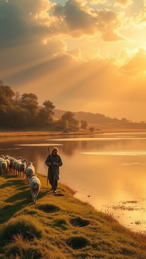 O Pastor Divino: Paz e Provisão em Salmos 23